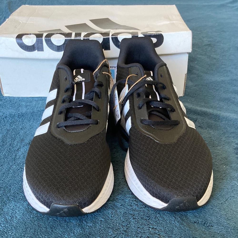 Adidas Men's Black and White X_PLRPATH Cloudfoam Sneakers size 13 - Picture 2 of 8
